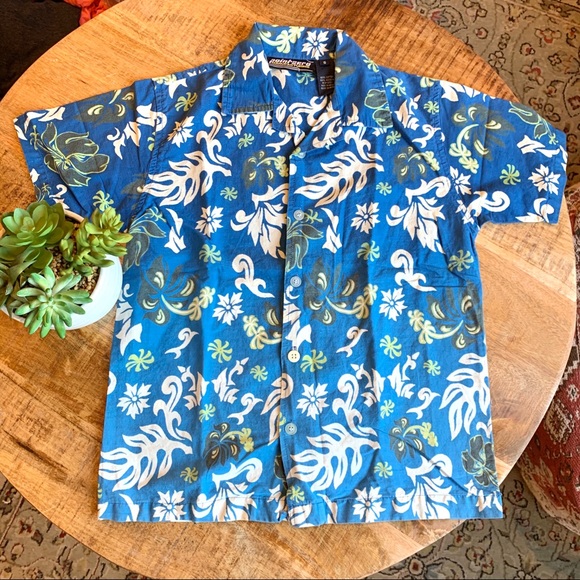 POINT ZERO Manufacturing Hawaiian Hibiscus Shirt - Picture 1 of 4